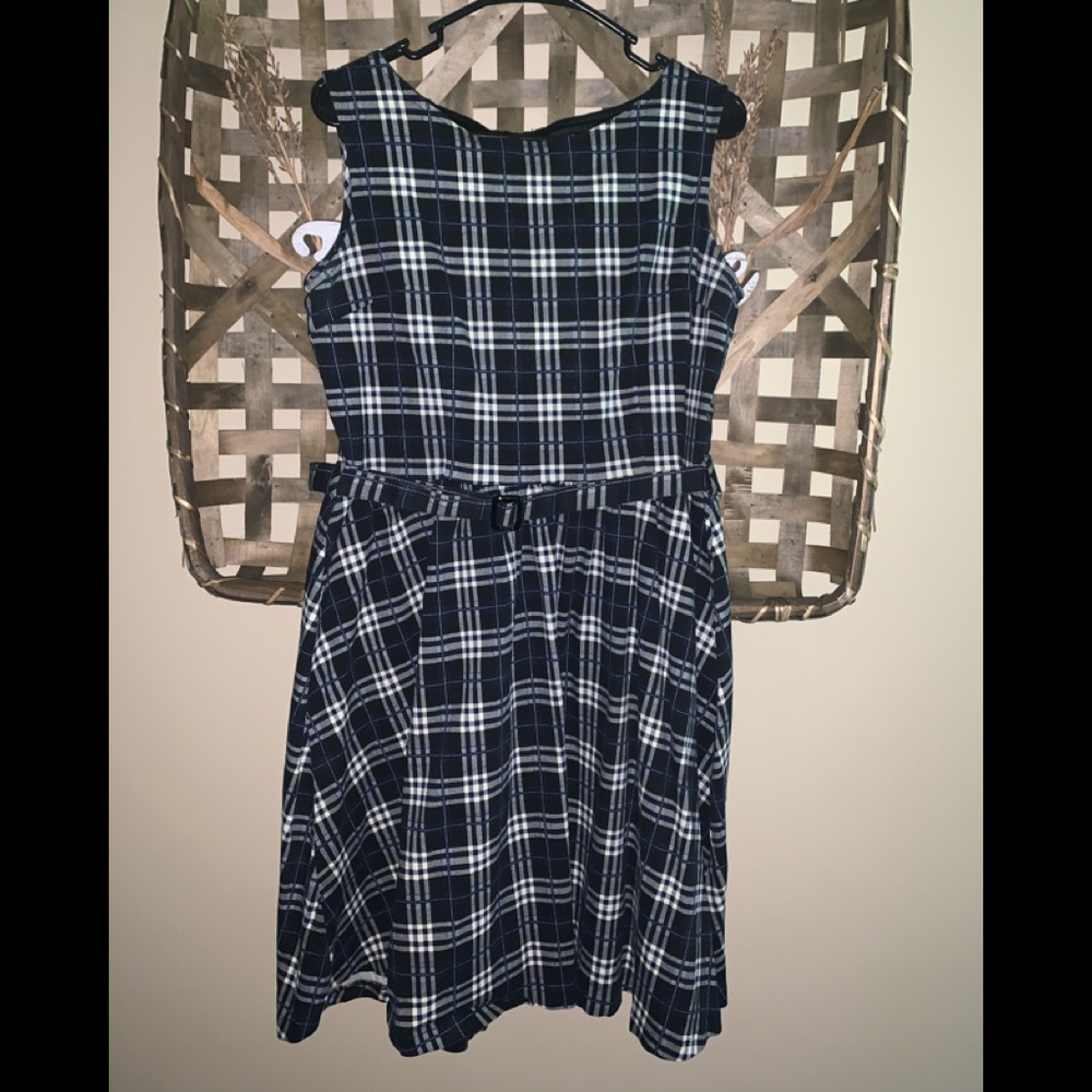 Lindy bop Audrey tartan swing dress